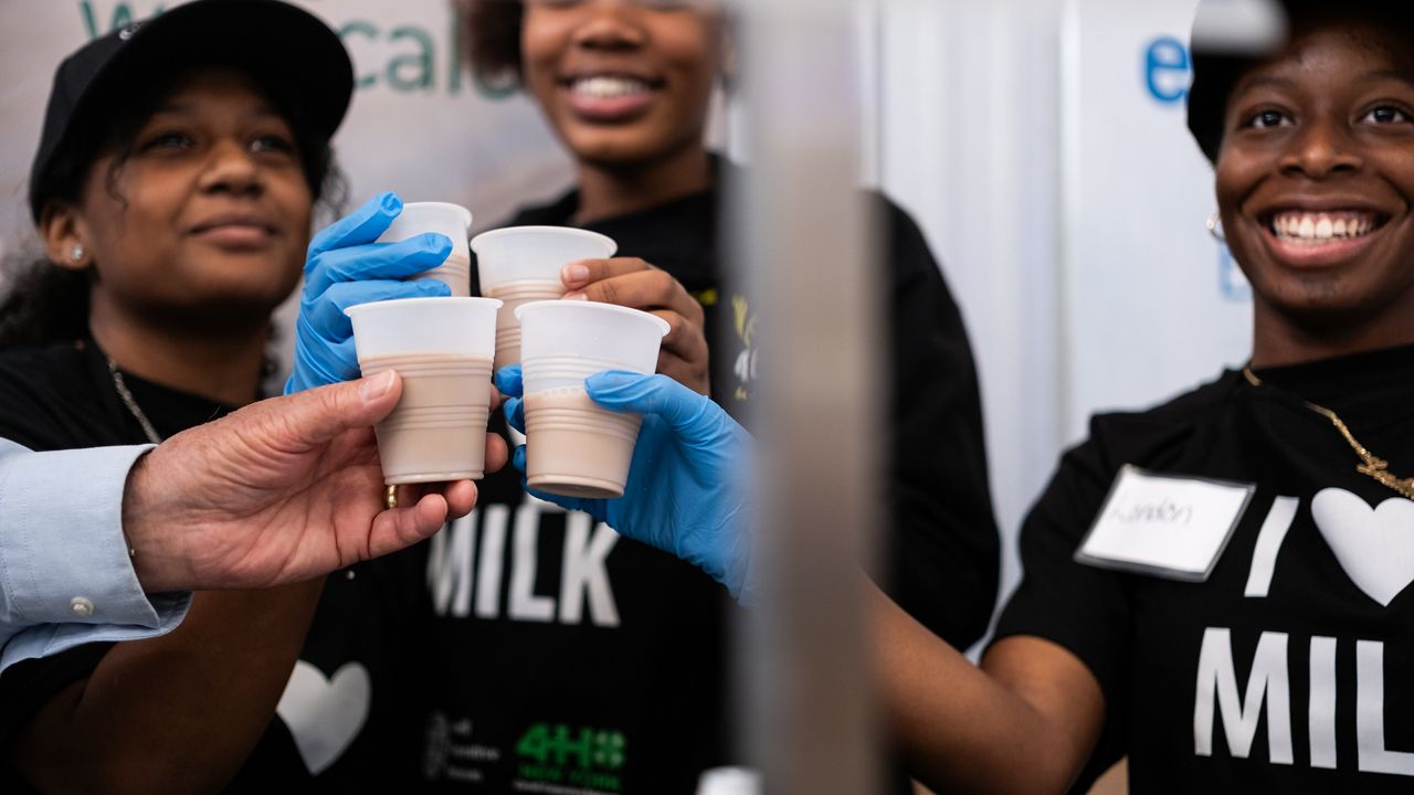 Scenes from Dairy Day at the New York State Fair